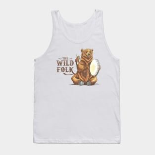 The Wild Folk - Bear on Bodhran Tank Top